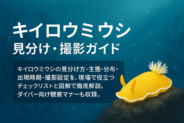 Yellow nudibranch guide