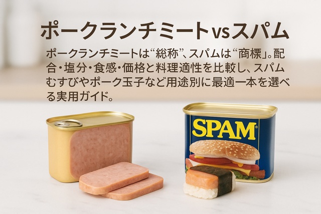pork luncheon meat vs spam