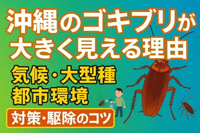 Okinawa large cockroach reason
